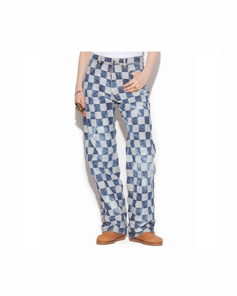 Dsquared² Cotton Jeans & Blue Pant Glam Steals
