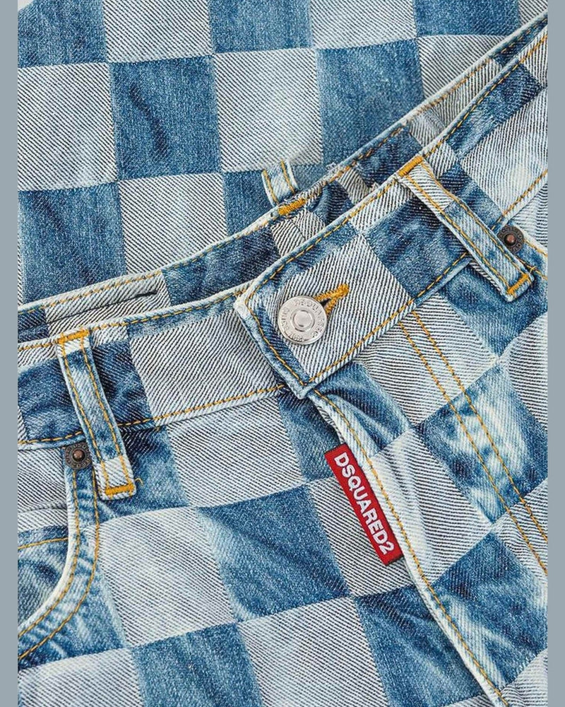 Dsquared² Cotton Jeans & Blue Pant Glam Steals