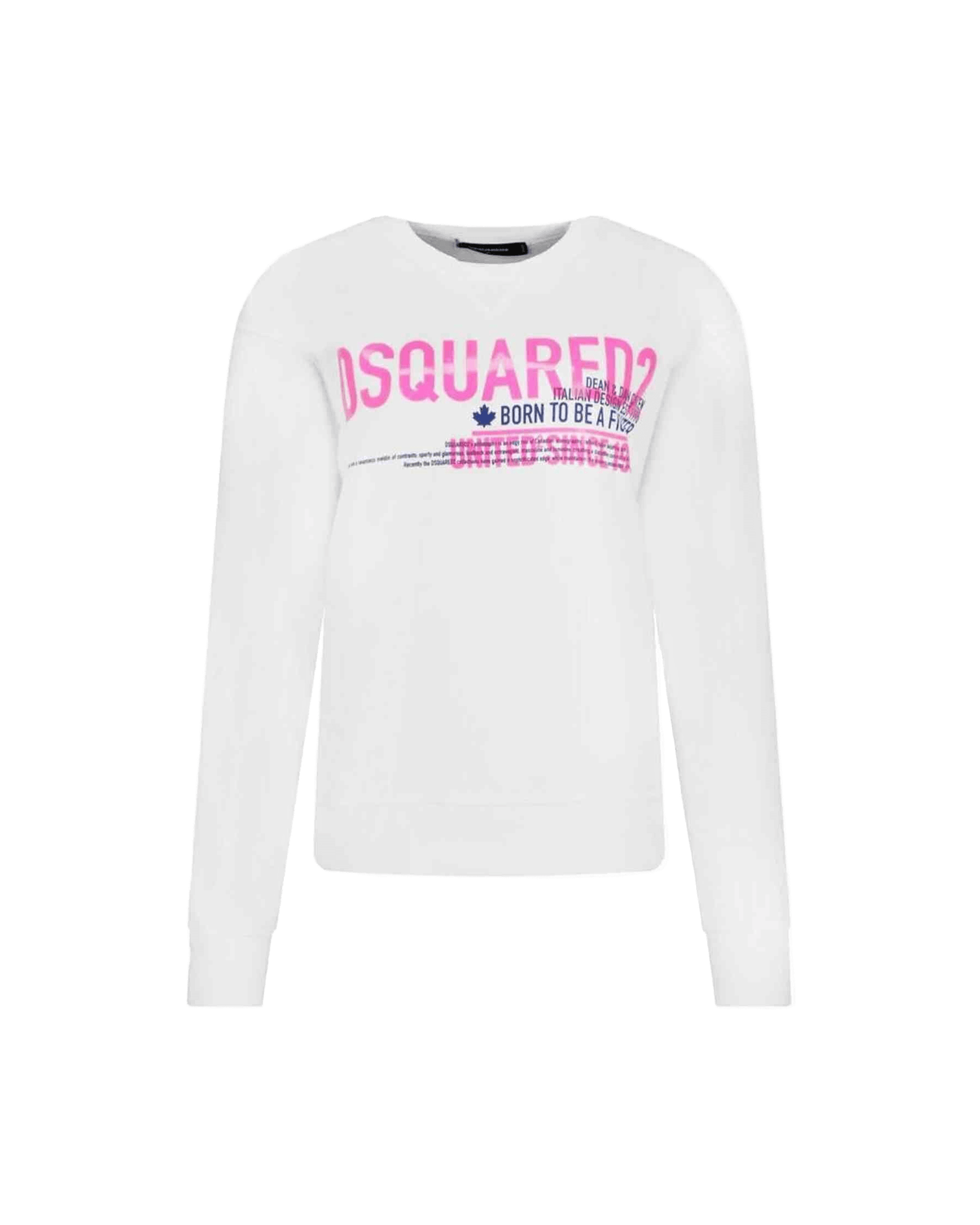 Dsquared² Cotton Logo Sweat-Shirt Glam Steals