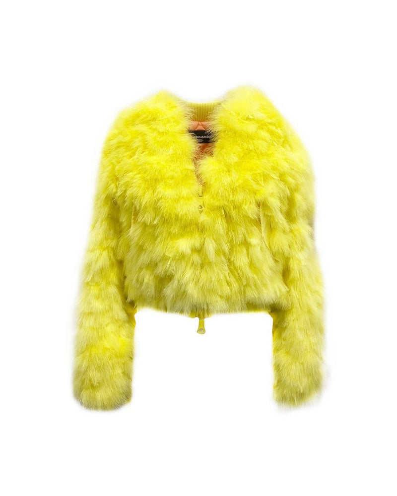 Dsquared² Feather Bomber Jacket Glam Steals