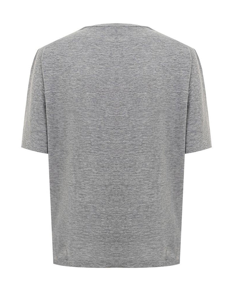Dsquared² Gray Cotton T-shirt Glam Steals