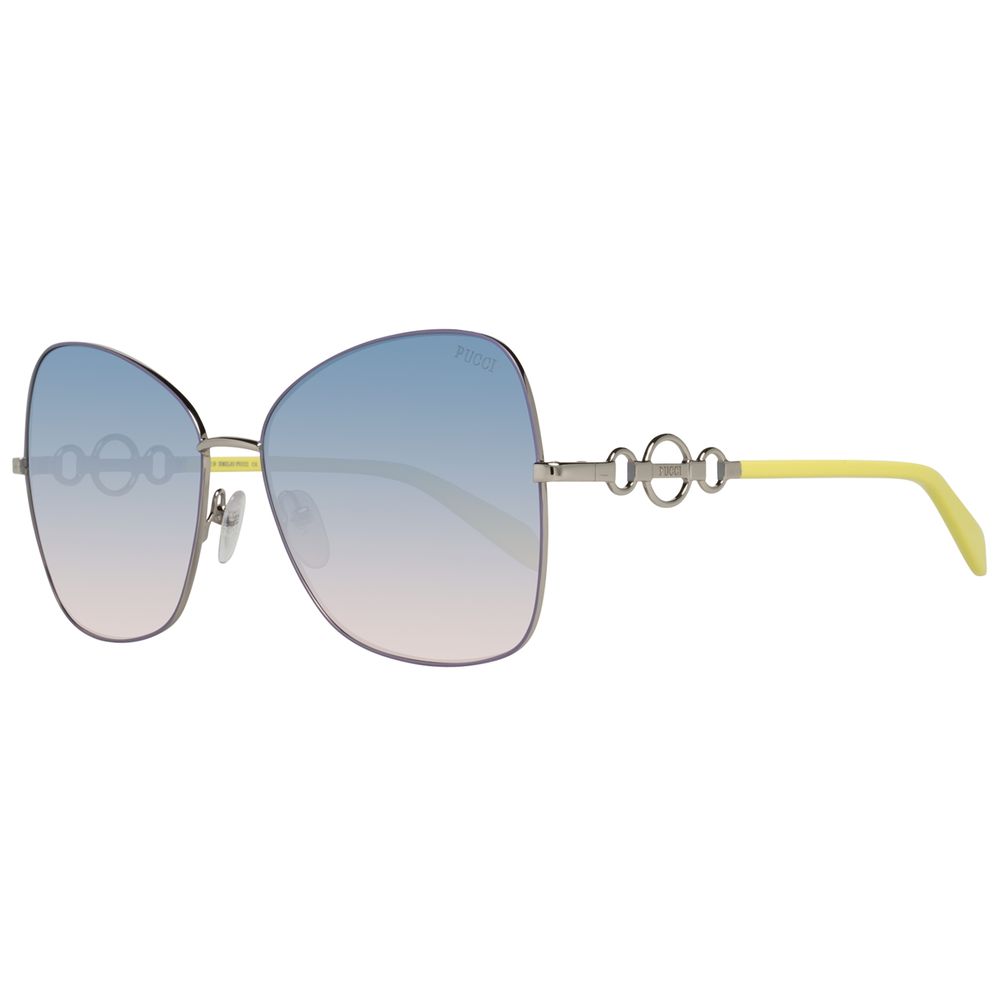 Emilio Pucci Metal Gray Sunglasses Glam Steals