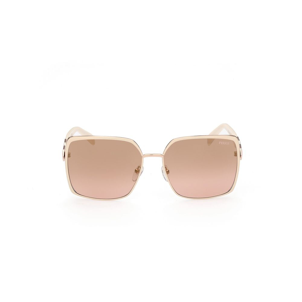 Emilio Pucci Metal White Sunglasses Glam Steals