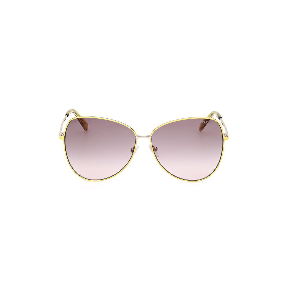 Emilio Pucci Metal Yellow Sunglasses Glam Steals
