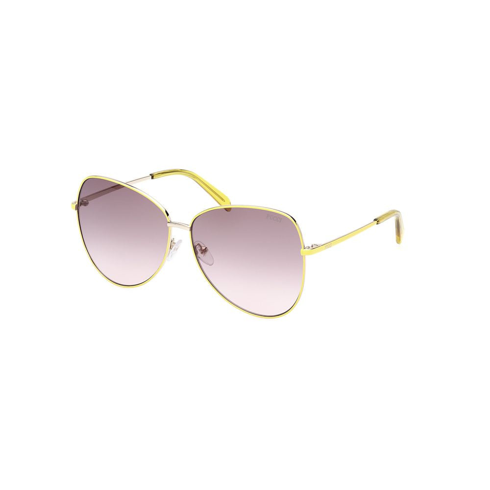 Emilio Pucci Metal Yellow Sunglasses Glam Steals