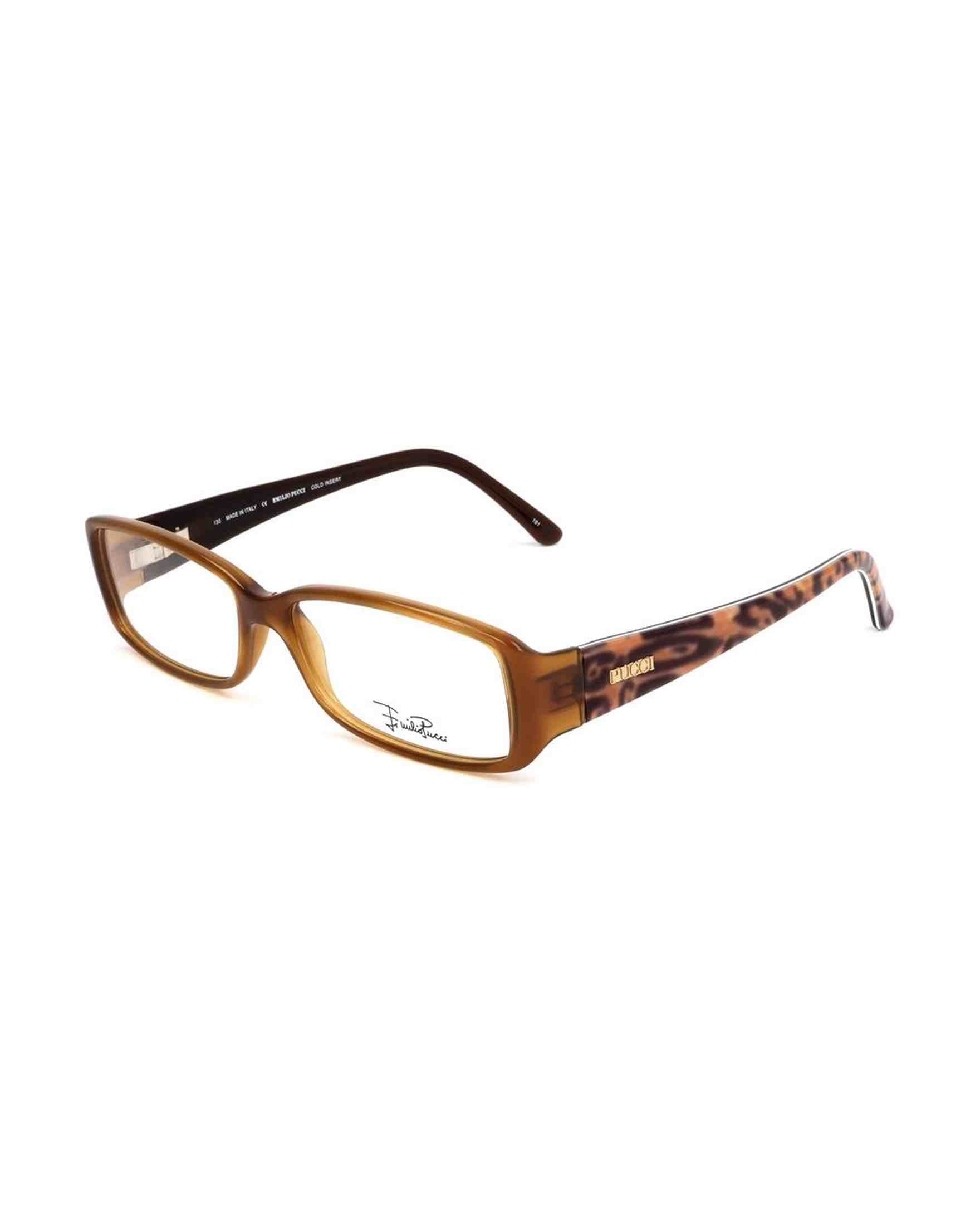 Emilio Pucci Plastic Brown Frame Glam Steals