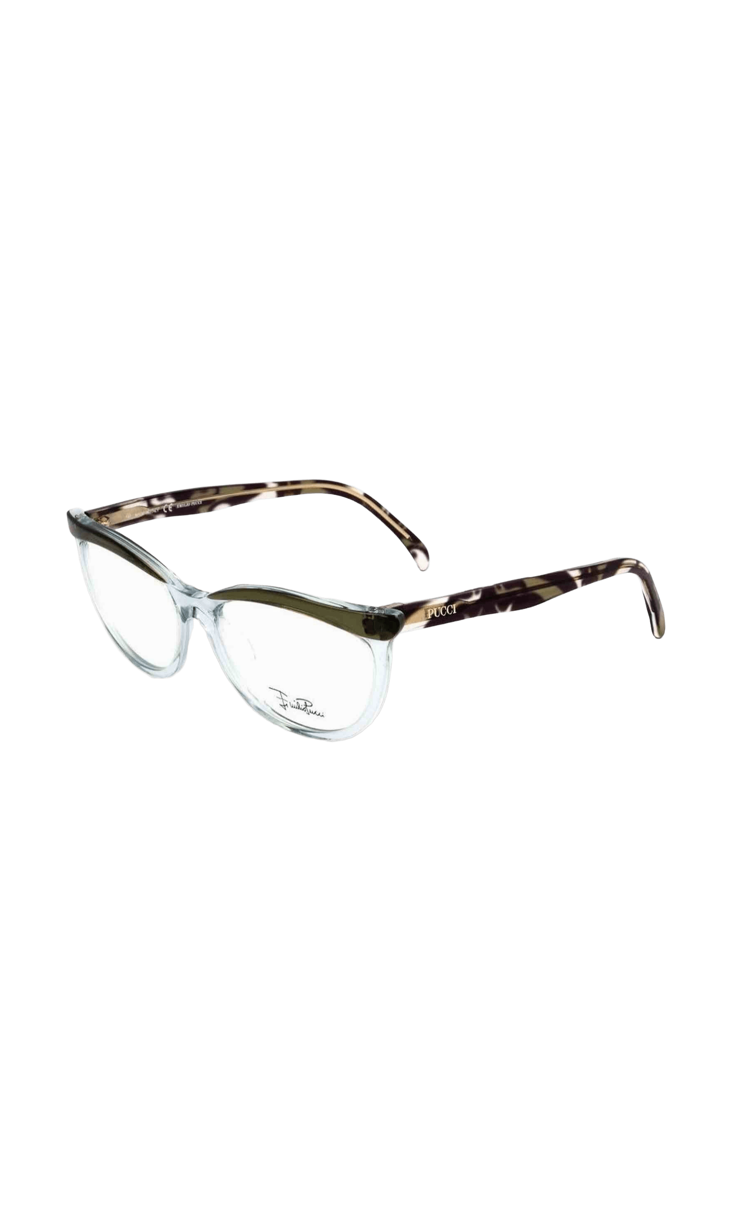 Emilio Pucci Plastic Green Frame Glam Steals