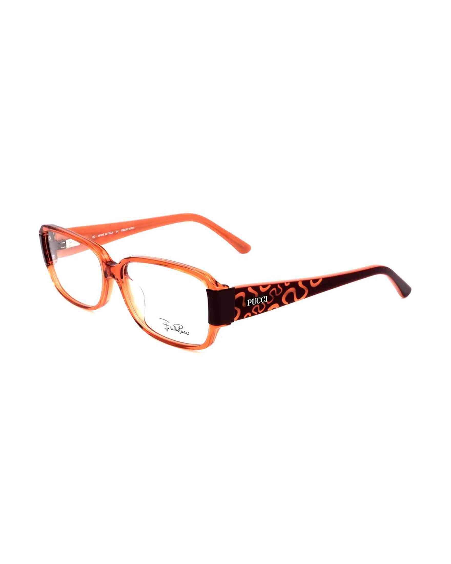 Emilio Pucci Plastic Orange Frame Glam Steals