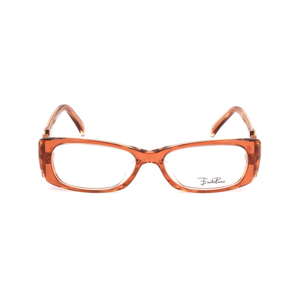 Emilio Pucci Plastic Orange Frame Glam Steals