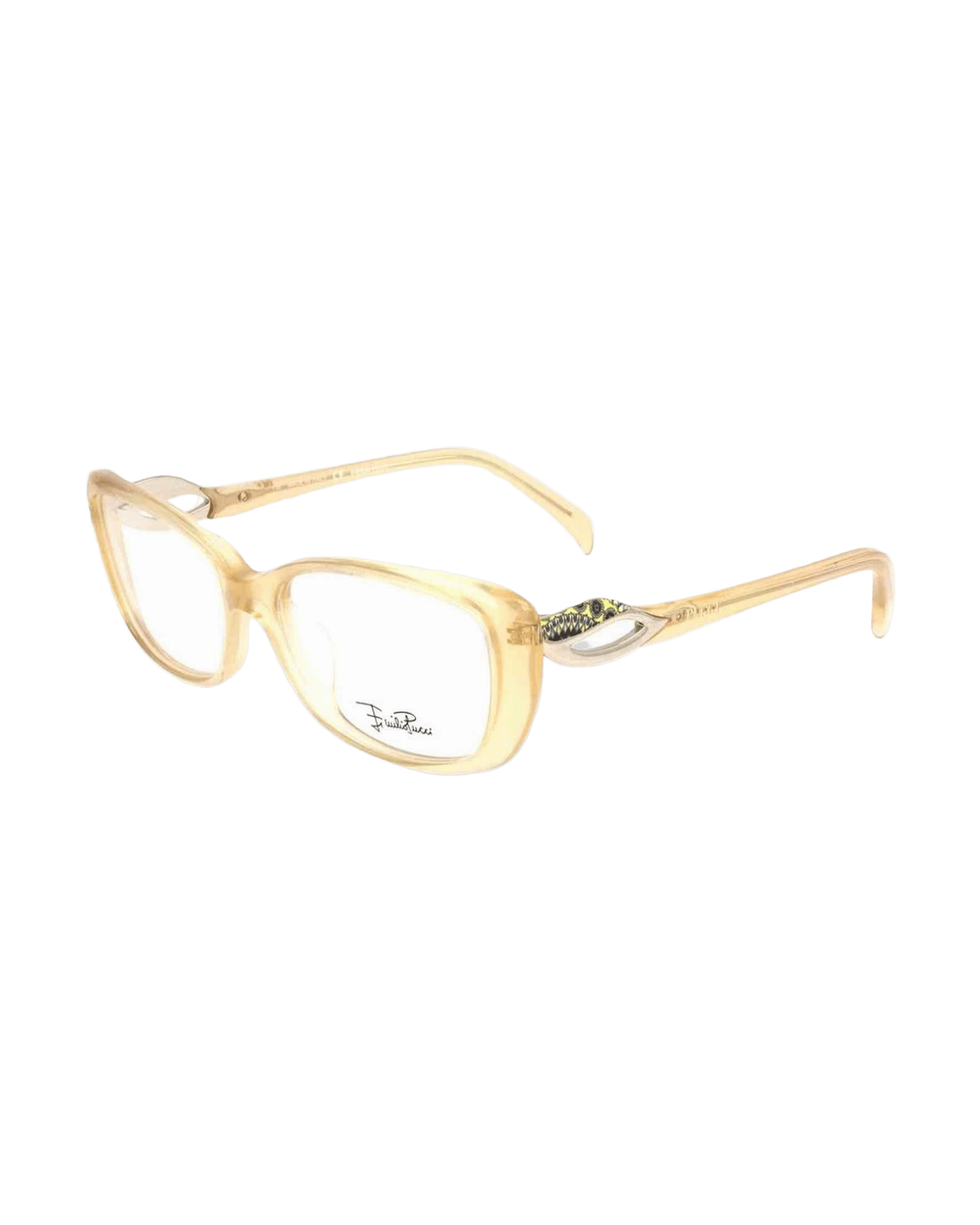 Emilio Pucci Plastic Orange Frame Glam Steals