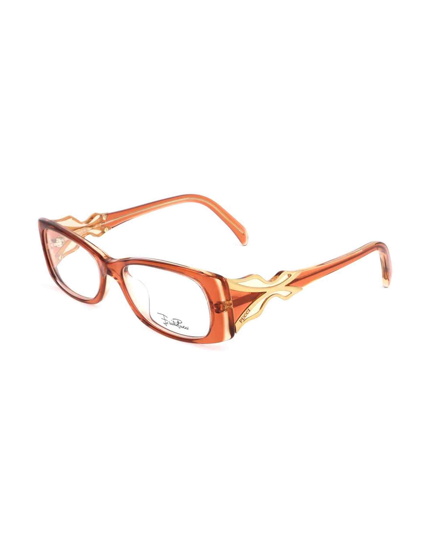 Emilio Pucci Plastic Orange Frame Glam Steals