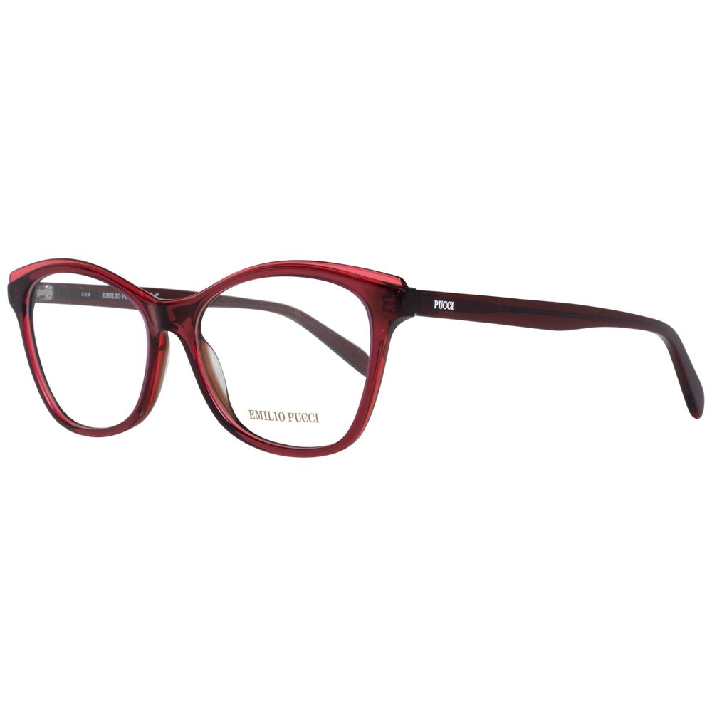 Emilio Pucci Red Women Optical Frame Glam Steals