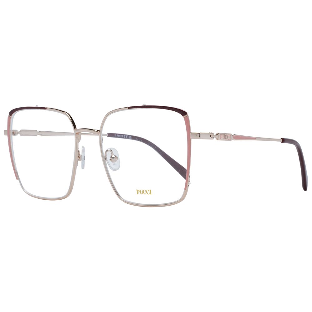 Emilio Pucci Silver Women Optical Frame Glam Steals