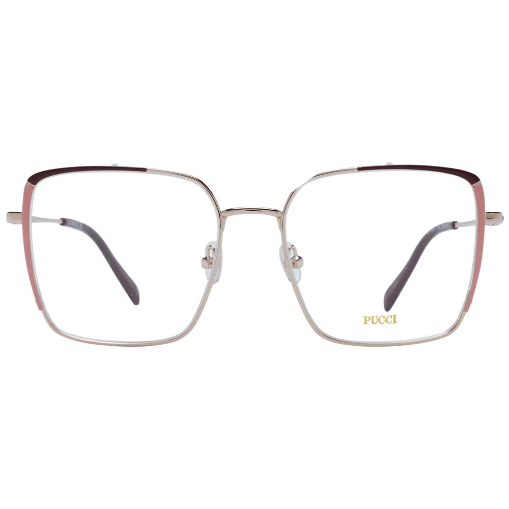 Emilio Pucci Silver Women Optical Frame Glam Steals