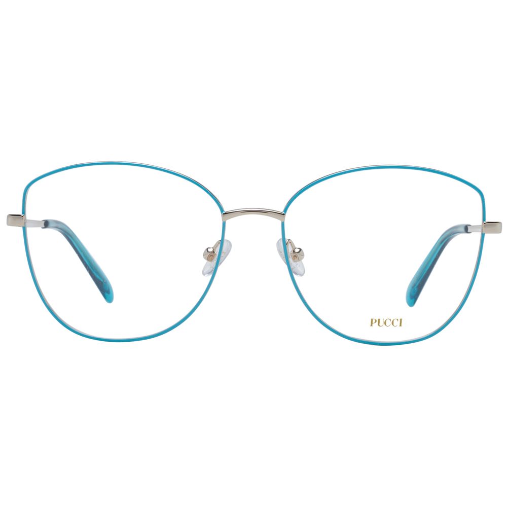 Emilio Pucci Turquoise Women Optical Frame Glam Steals