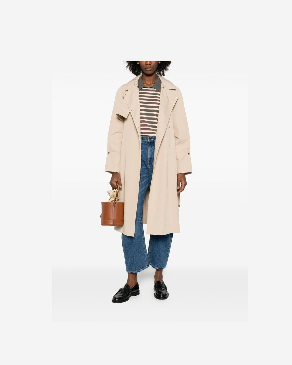 Emporio Armani Beige Coat Glam Steals
