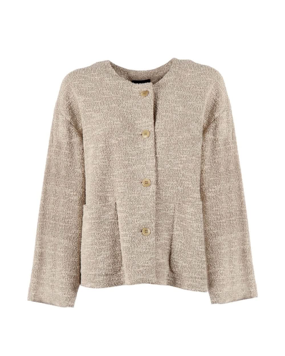 Emporio Armani Beige Jacket Glam Steals