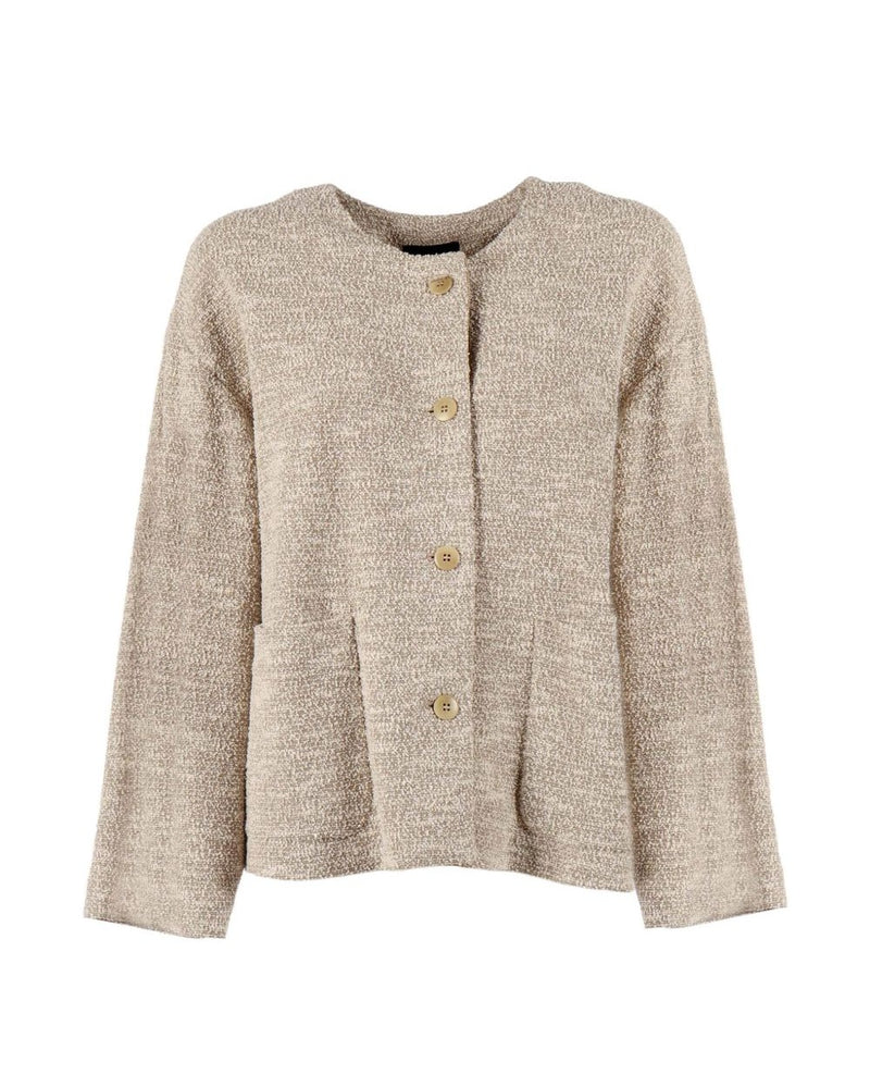Emporio Armani Beige Jacket Glam Steals
