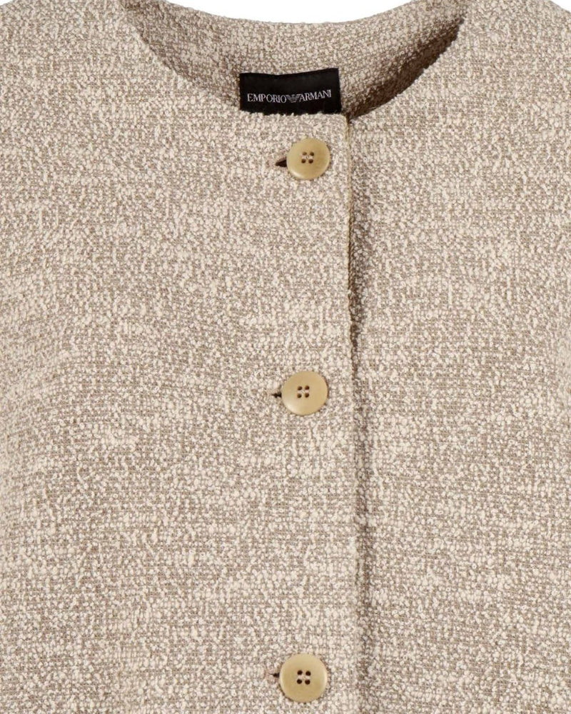 Emporio Armani Beige Jacket Glam Steals