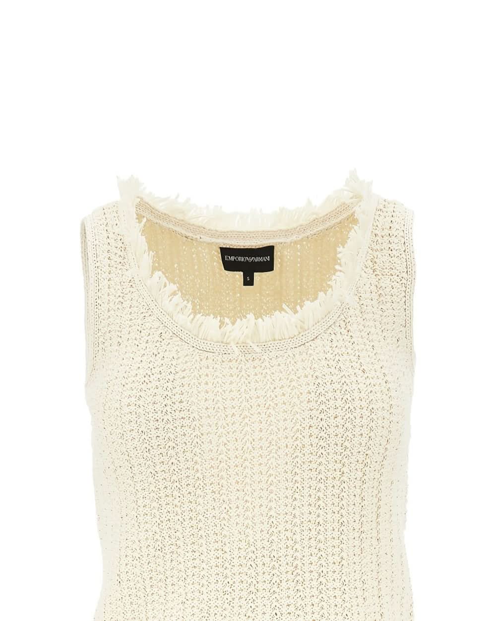 Emporio Armani Beige Top Topwear