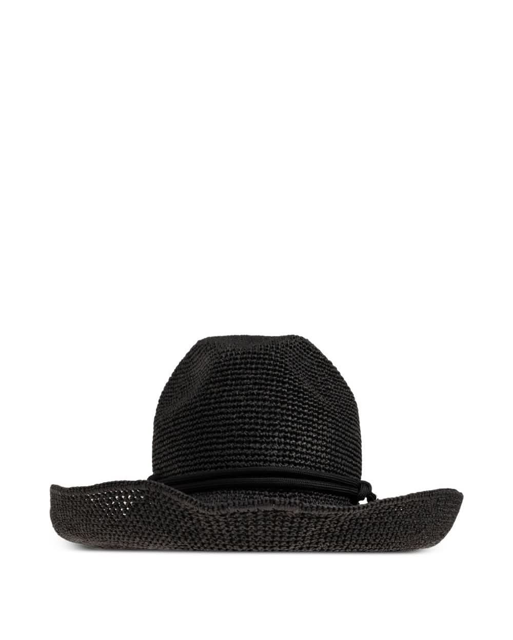 Emporio Armani Black Hats Scarves Hats & Gloves