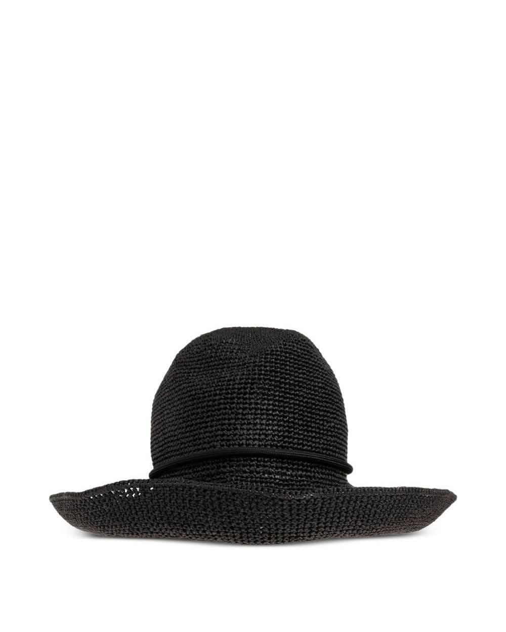Emporio Armani Black Hats Scarves Hats & Gloves