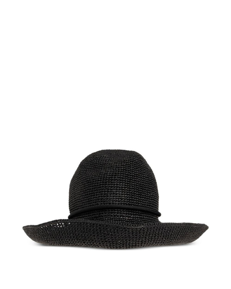 Emporio Armani Black Hats Scarves Hats & Gloves