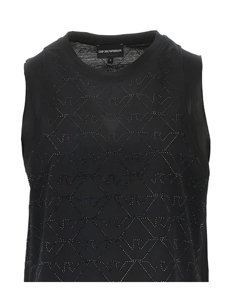 Emporio Armani Black Top Topwear