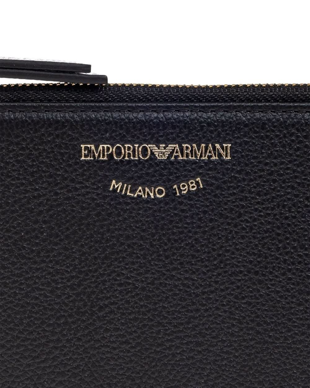 Emporio Armani Black Wallets Wallets