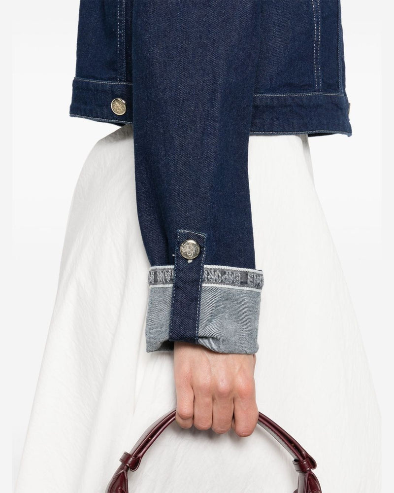 Emporio Armani Blue Coat Glam Steals