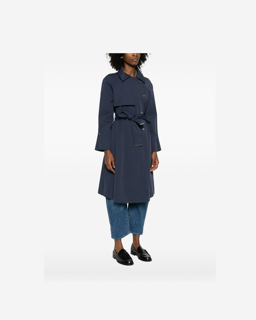 Emporio Armani Blue Coat Glam Steals