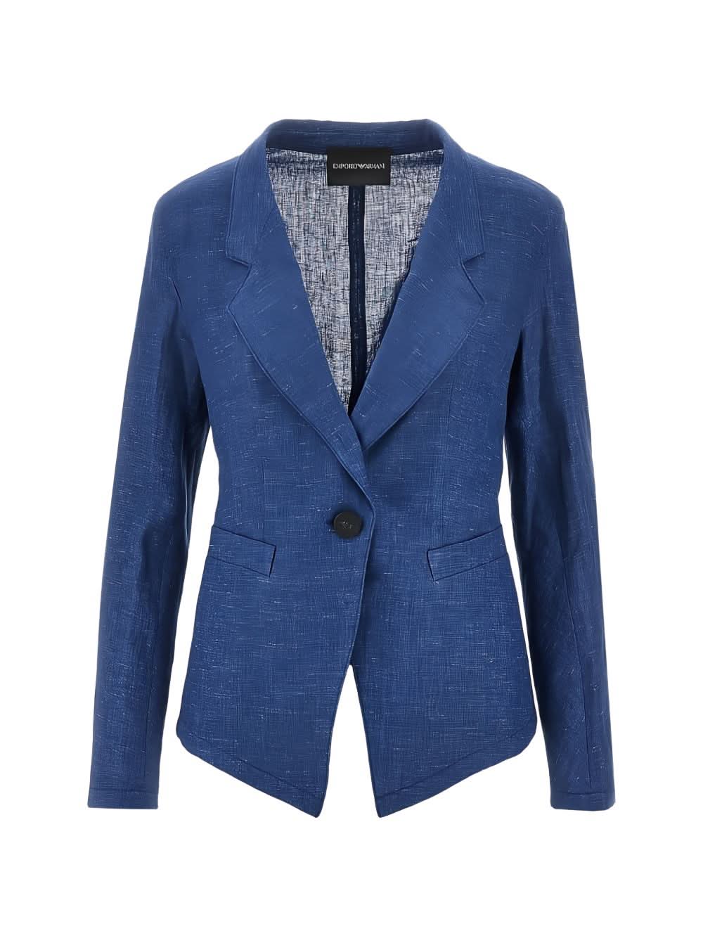 Emporio Armani Blue Jacket Jackets