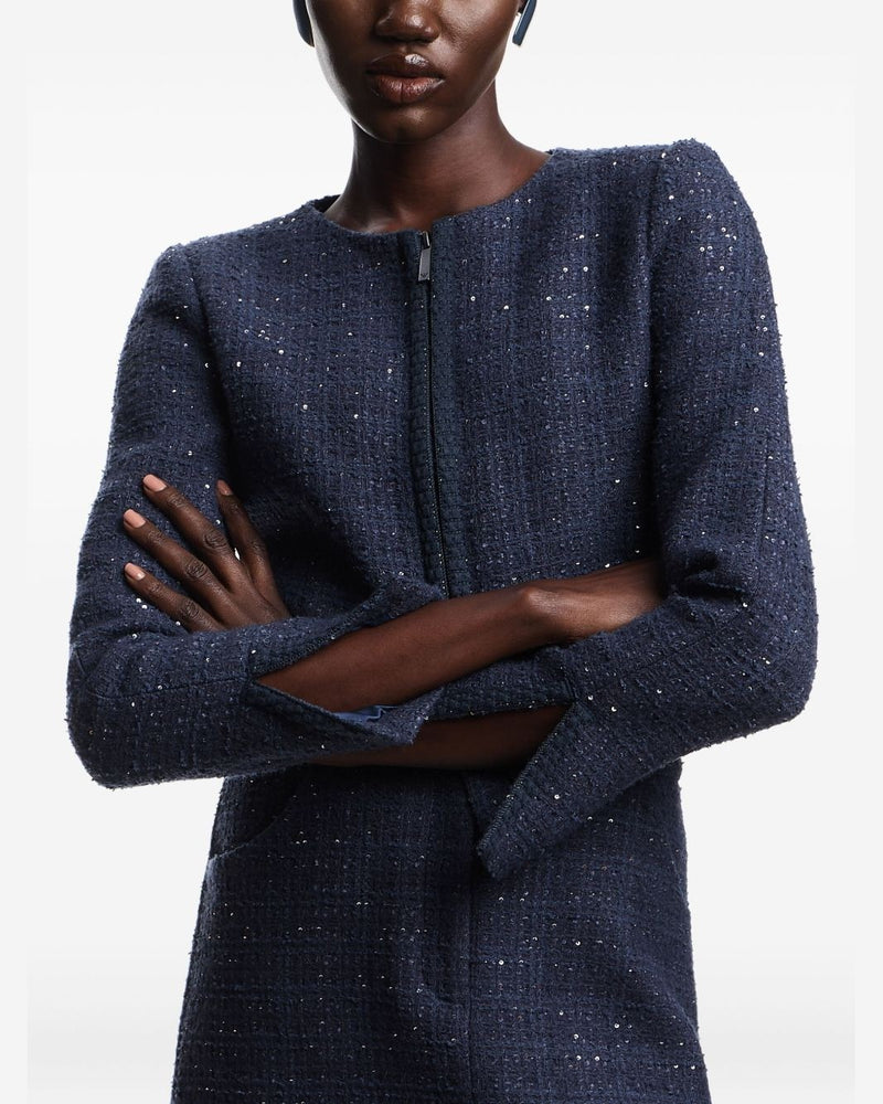 Emporio Armani Blue Jacket Glam Steals