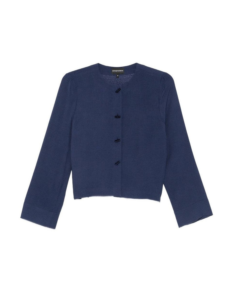 Emporio Armani Blue Shirt Glam Steals