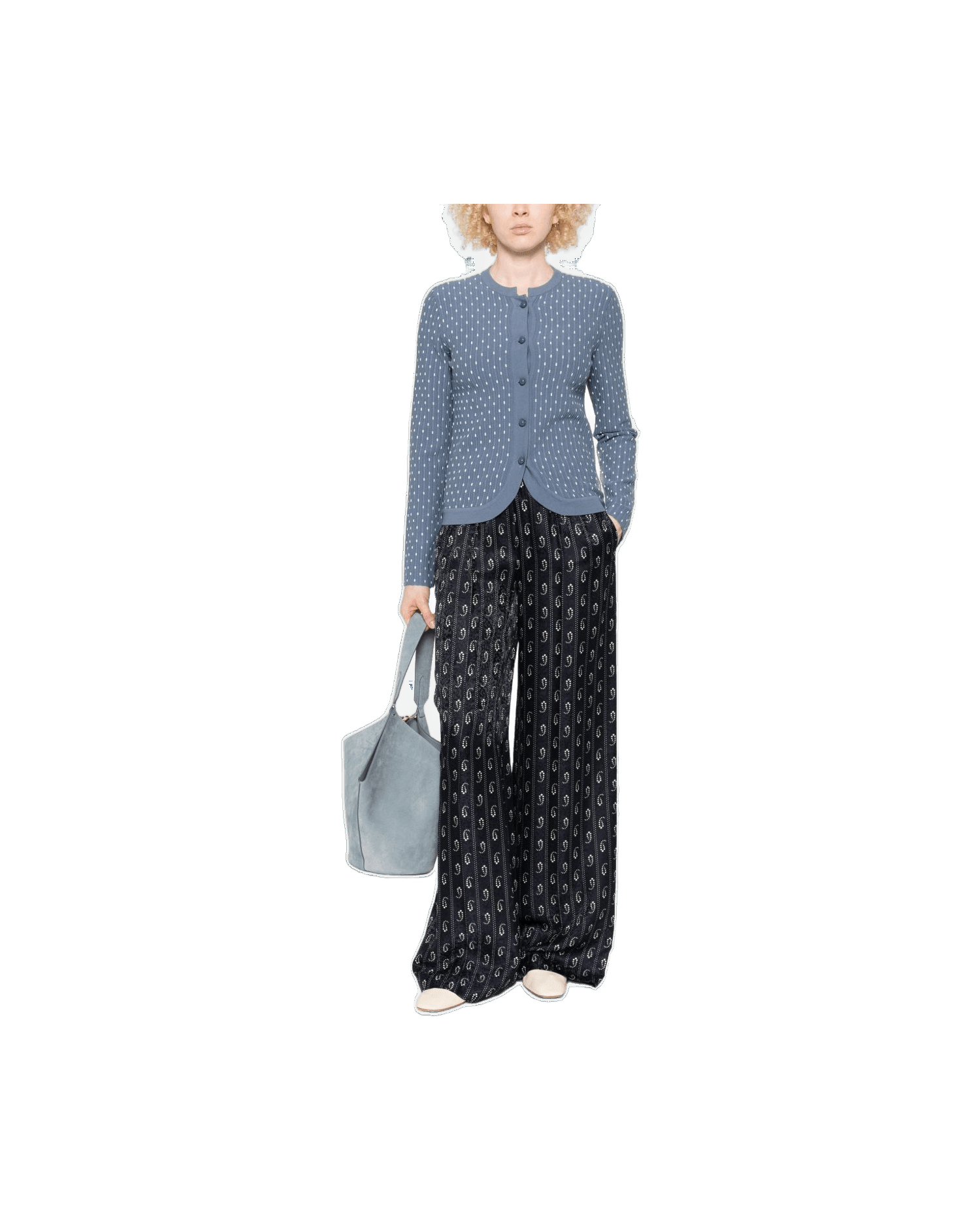 Emporio Armani Blue Sweater Glam Steals