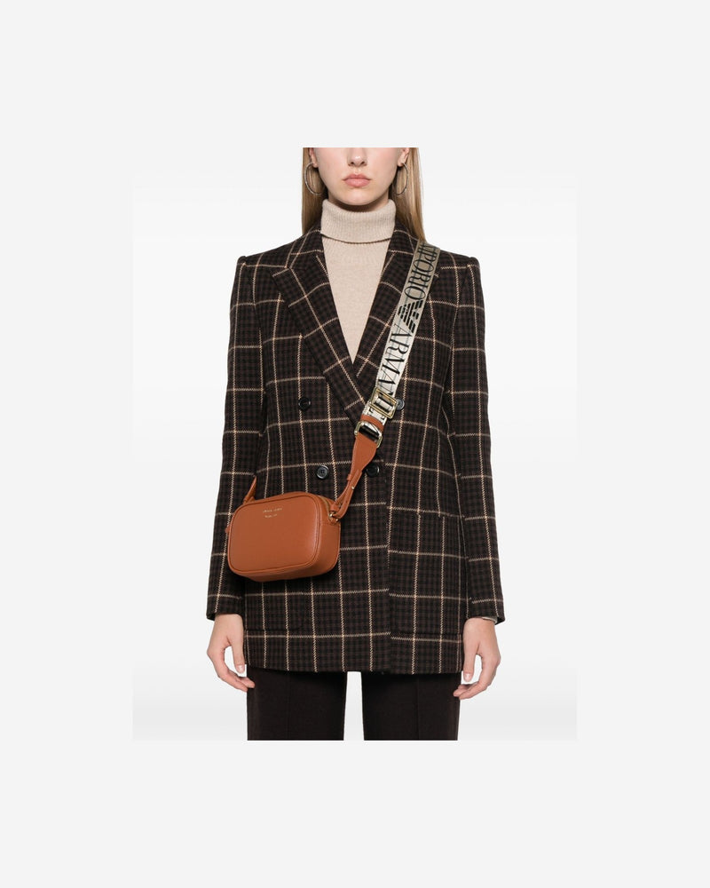 Emporio Armani Brown Leather Bag Glam Steals