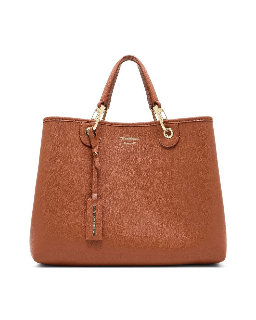 Emporio Armani Brown Leather Bag Glam Steals