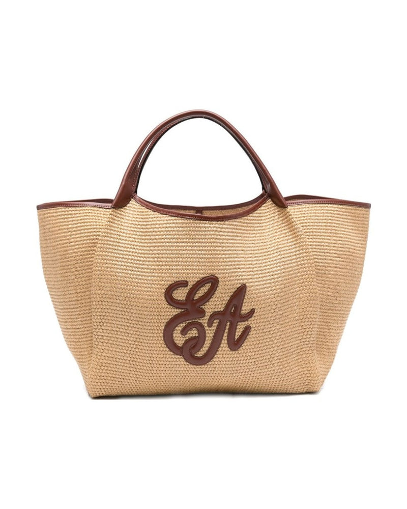 Emporio Armani Brown Leather Bag Glam Steals