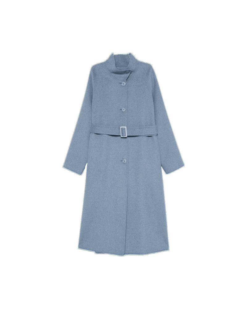 Emporio Armani Clear Blue Coat Glam Steals