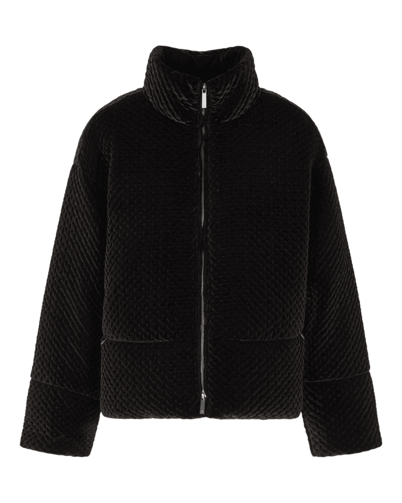 Emporio Armani Coats Black Glam Steals