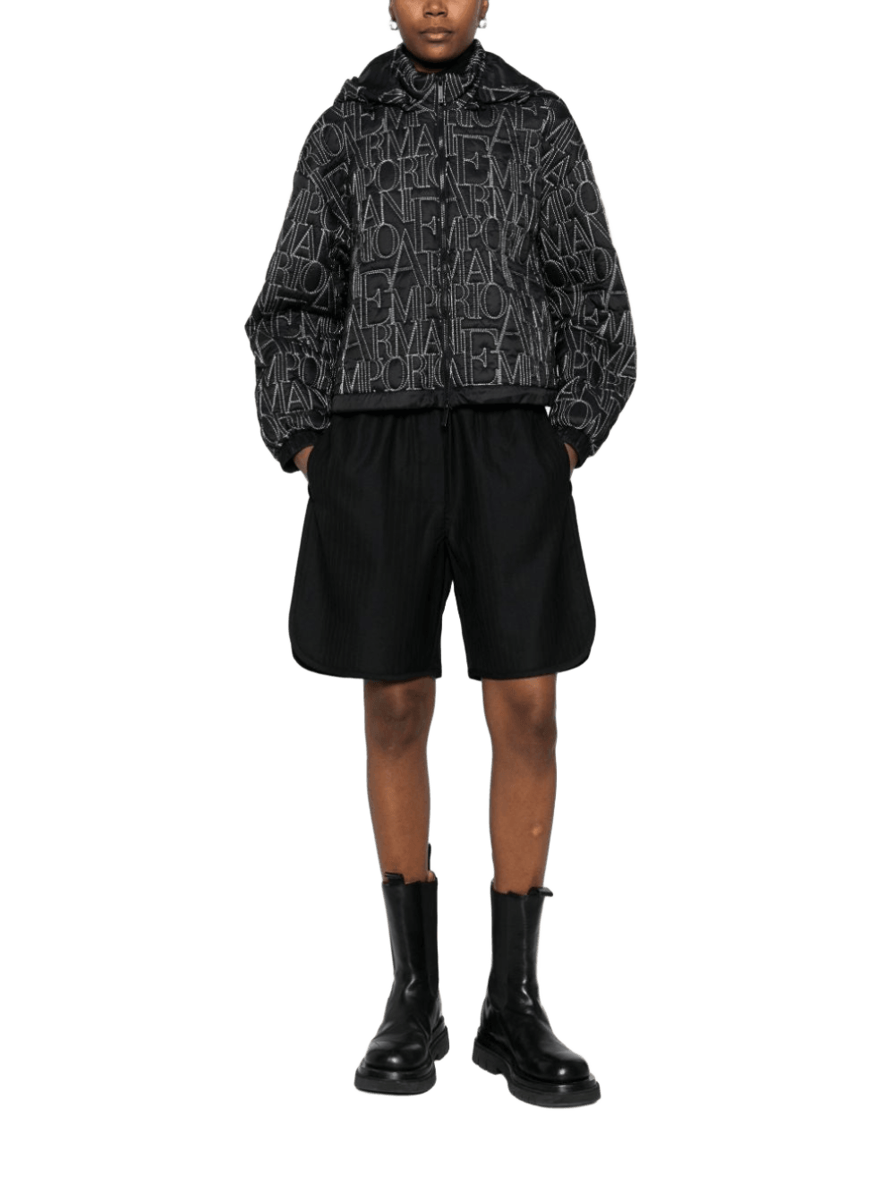 Emporio Armani Coats Black Glam Steals