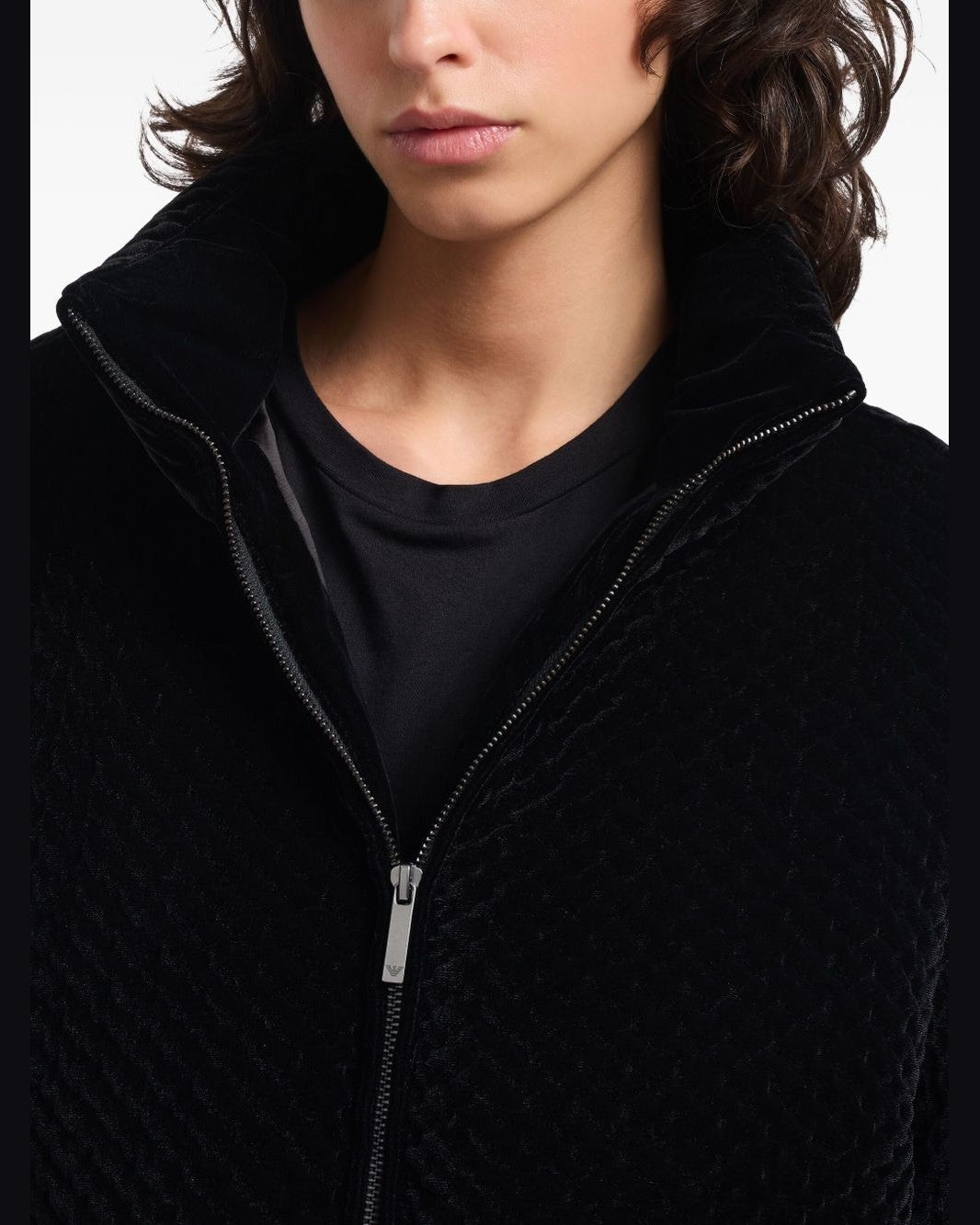 Emporio Armani Black Coat Coats & Jackets