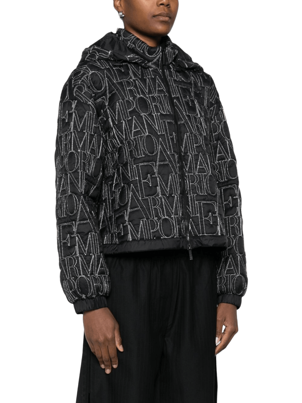 Emporio Armani Coats Black Glam Steals
