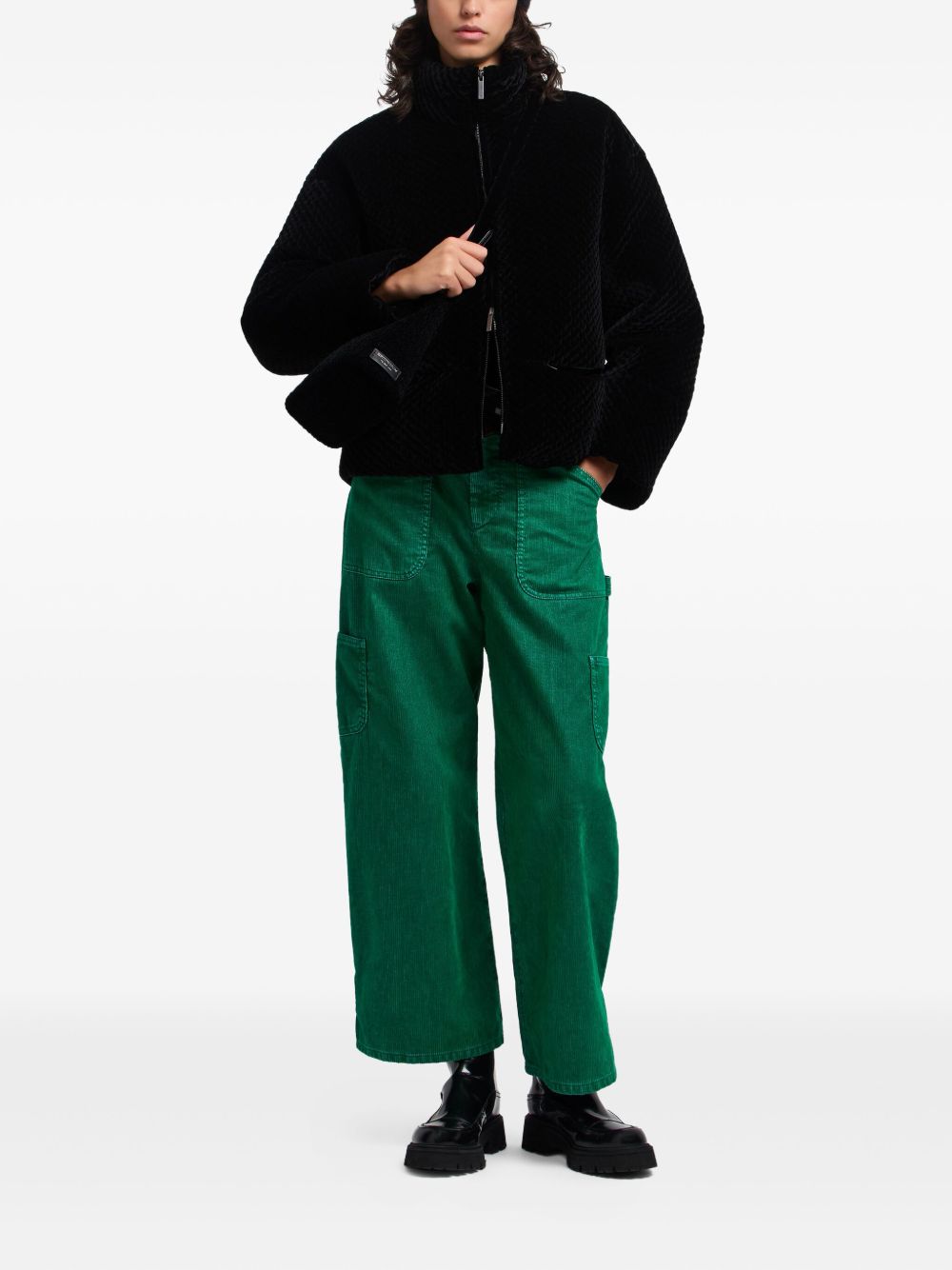 Emporio Armani Coats Black Glam Steals