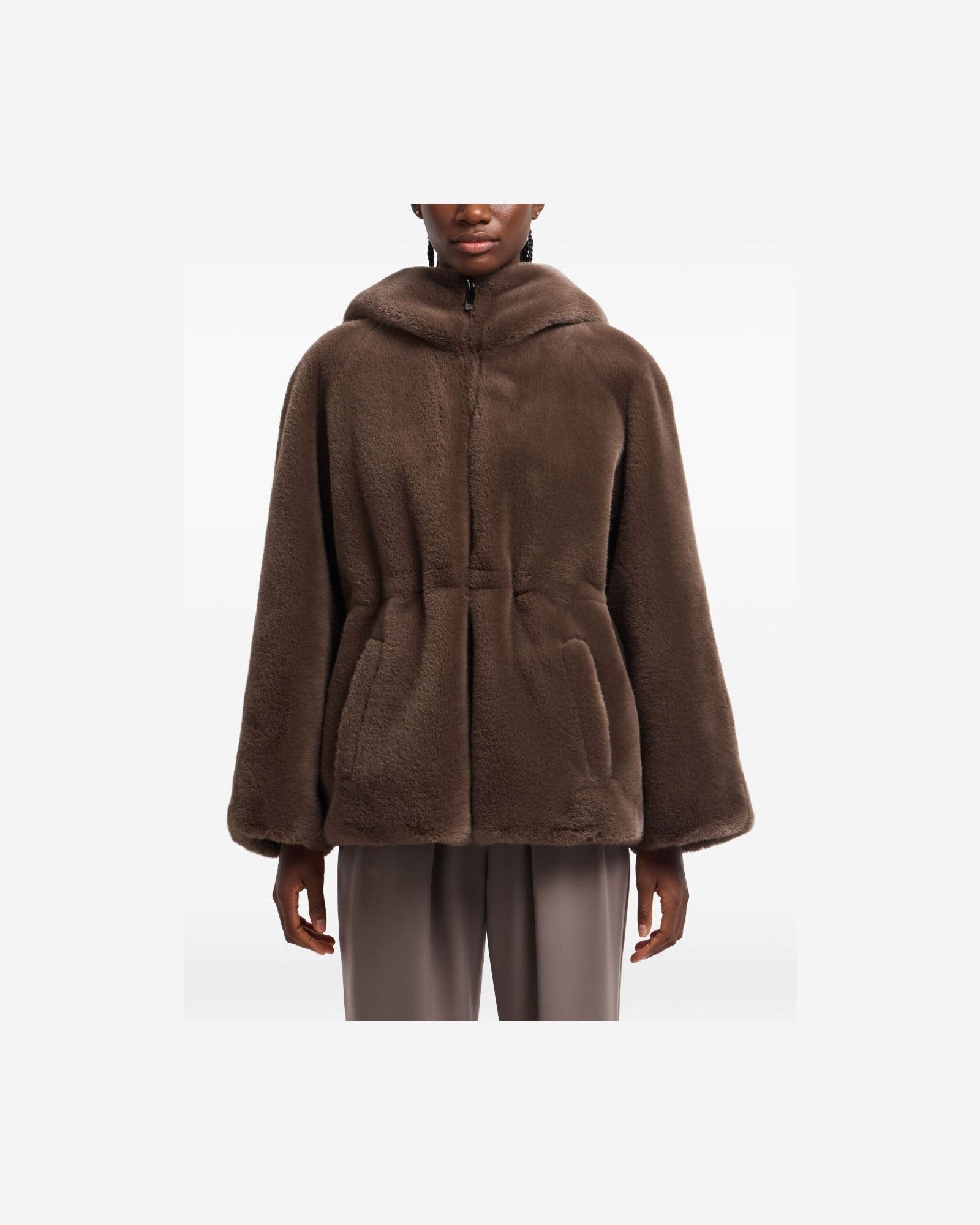 Emporio Armani Coats Dove Grey Glam Steals
