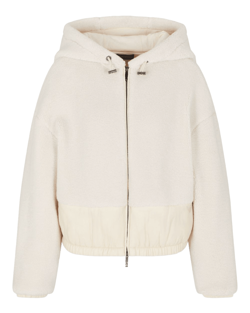 Emporio Armani Coats Ivory Glam Steals