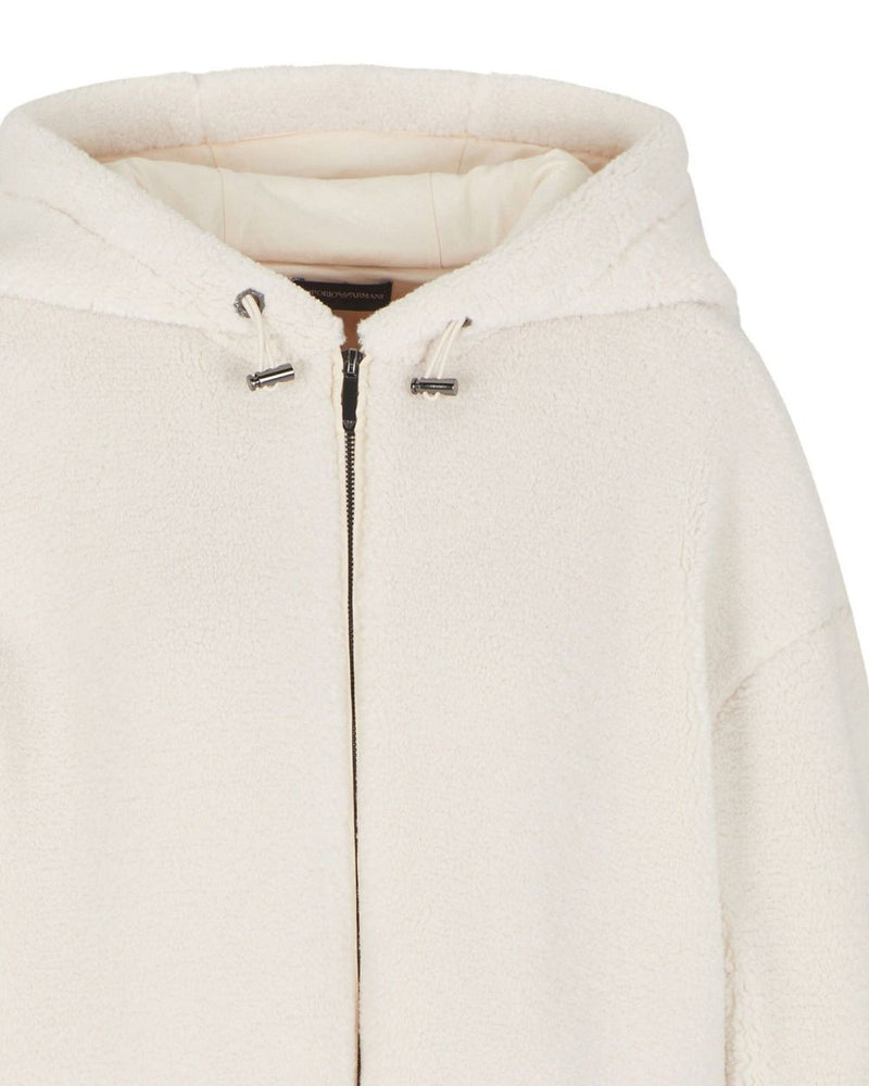 Emporio Armani Coats Ivory Glam Steals