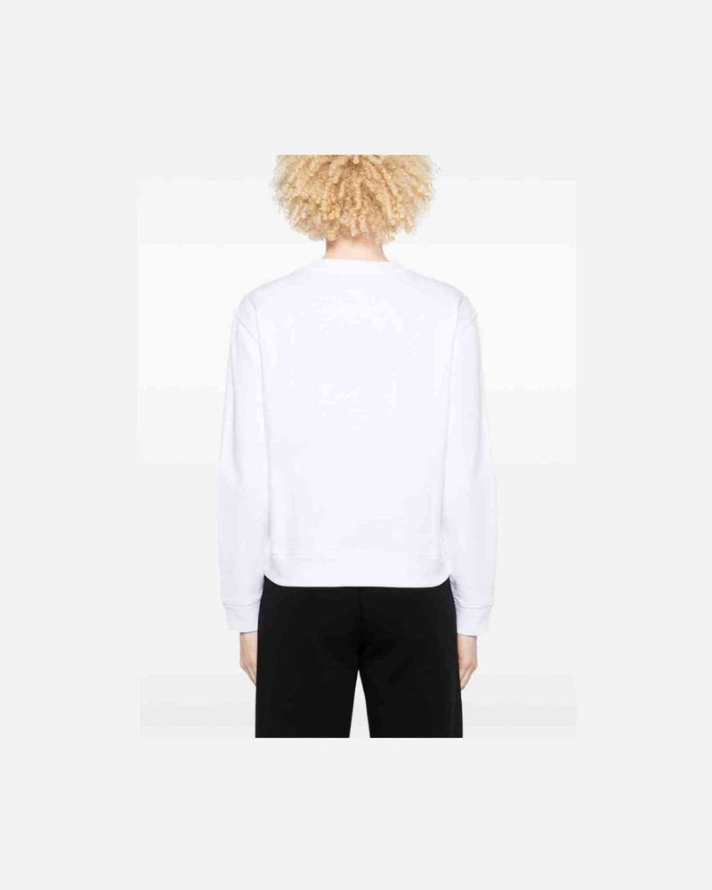 Emporio Armani Cotton Logo Print Organic Sweat-shirt Glam Steals