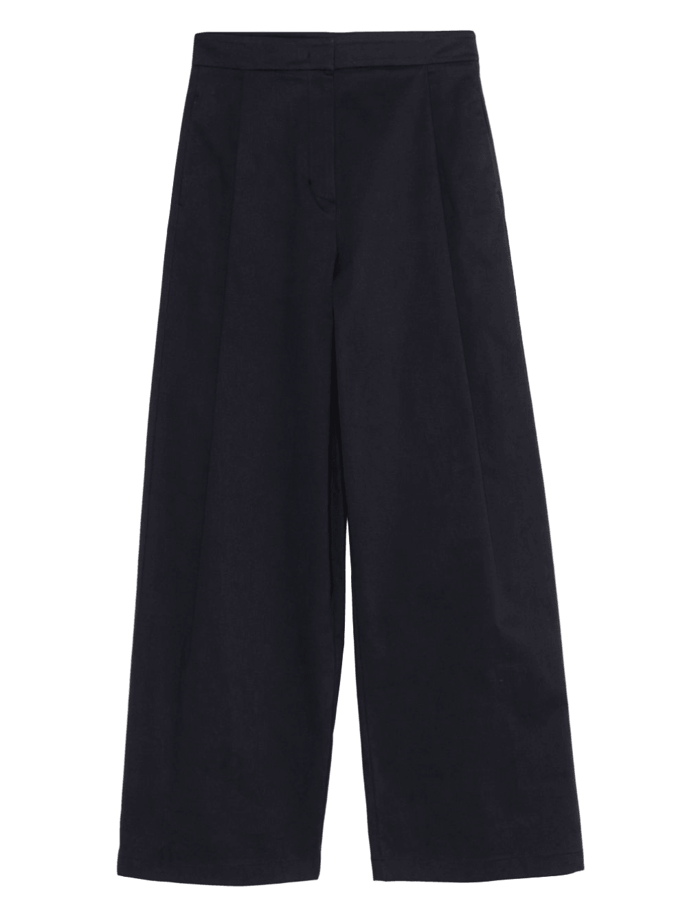 Emporio Armani Cotton Wide Leg Trouser Glam Steals