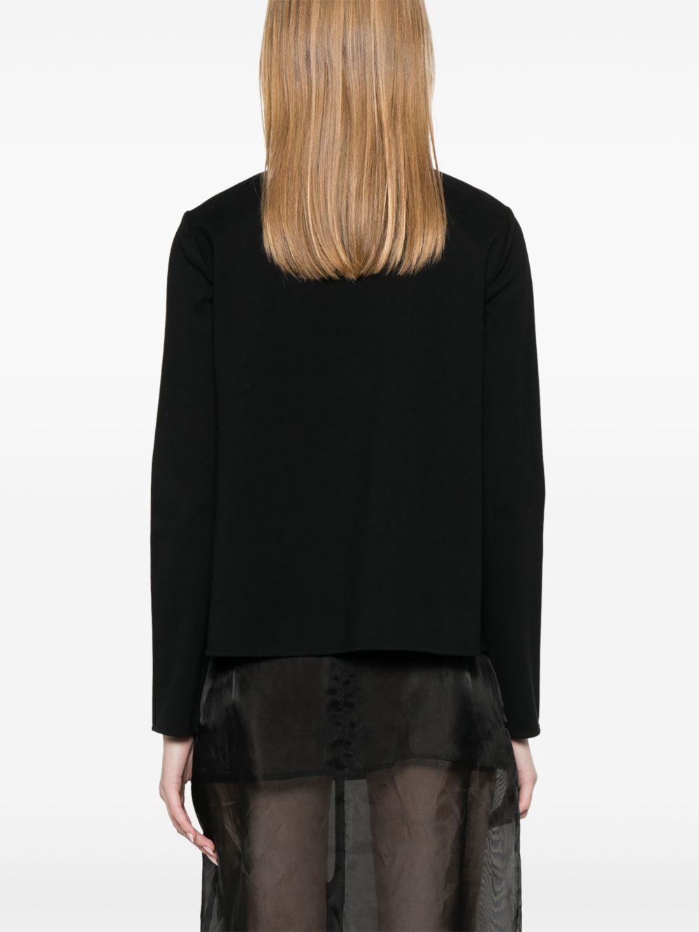 Emporio Armani Crystal Embellished Sweat-shirt Glam Steals